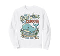 Giant Whale Route 66 Highway Sweatshirt - Fun Novelty Design for Adults - T-Shirt, Sweatshirt, Hoodie