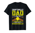 Softball Dad Like Baseball Bigger T-Shirt - Minimalist Print Men Women - T-Shirt, Sweatshirt, Hoodie