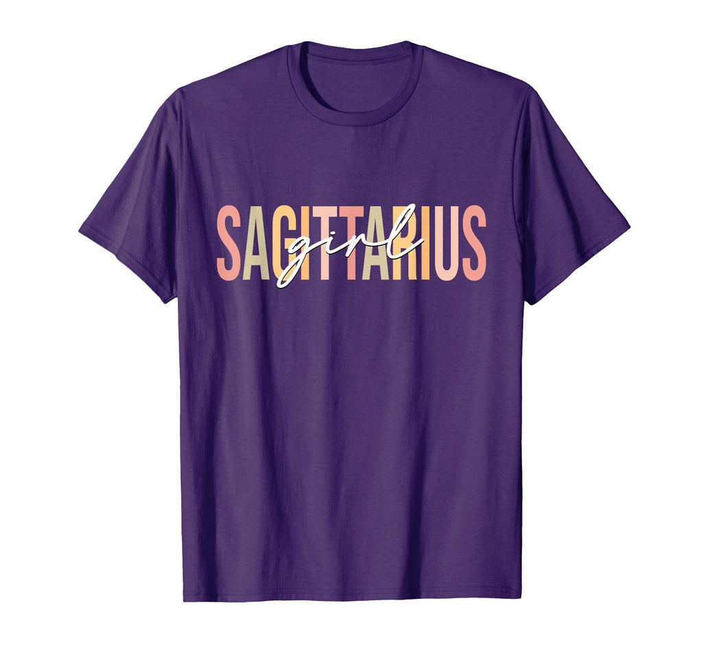 Sagittarius Boho Zodiac Birthday Womens T-Shirt - Unique Graphic Men Women - T-Shirt, Sweatshirt, Hoodie