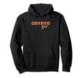 Crypto Cryptocurrency Distressed Hoodie - Minimalist Print for Adults - T-Shirt, Sweatshirt, Hoodie