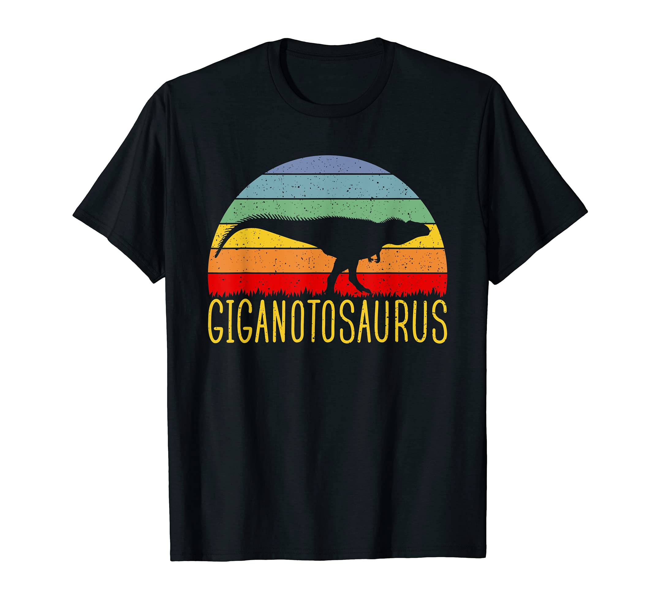 Giganotosaurus Sunset Dinosaur T-Shirt - Streetwear Style Unisex - T-Shirt, Sweatshirt, Hoodie