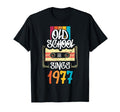Old School Since 1977 49Th Birthday Gifts T-Shirt - Unique Graphic Unisex - T-Shirt, Sweatshirt, Hoodie