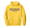 New Orleans Louisiana Stripes Hoodie - Unique Graphic for Adults - T-Shirt, Sweatshirt, Hoodie