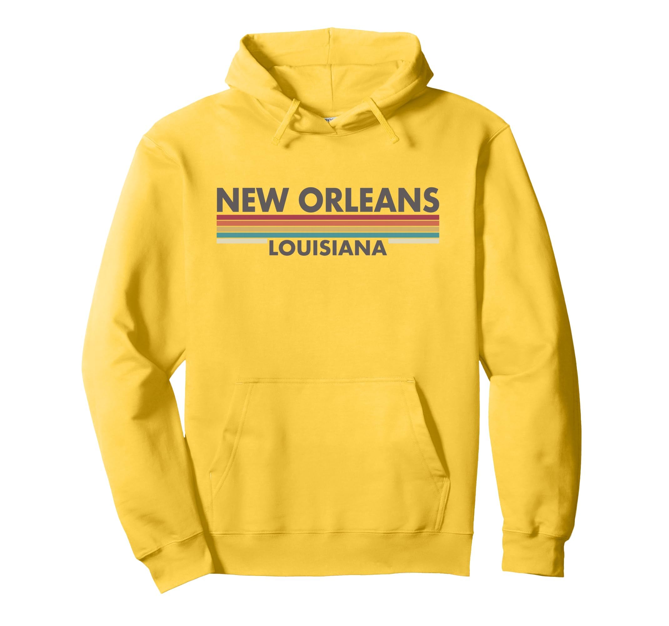 New Orleans Louisiana Stripes Hoodie - Unique Graphic for Adults - T-Shirt, Sweatshirt, Hoodie