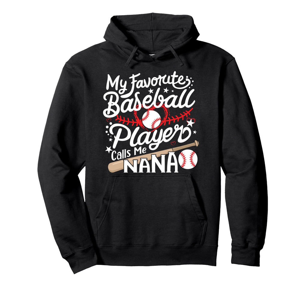 My Favorite Baseball Player Calls Me Hoodie - Trendy Graphic for Adults - T-Shirt, Sweatshirt, Hoodie