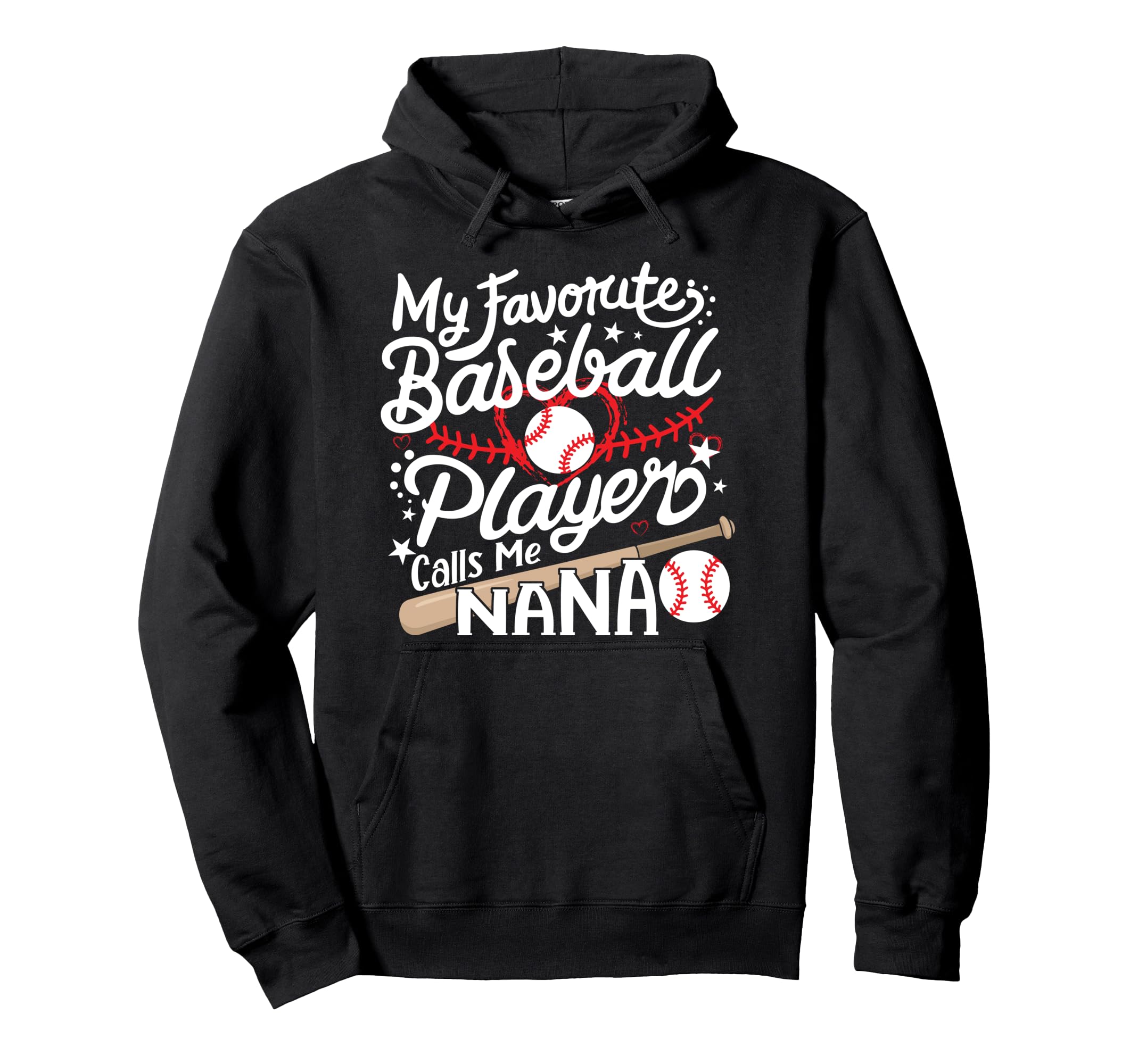 My Favorite Baseball Player Calls Me Hoodie - Trendy Graphic for Adults - T-Shirt, Sweatshirt, Hoodie