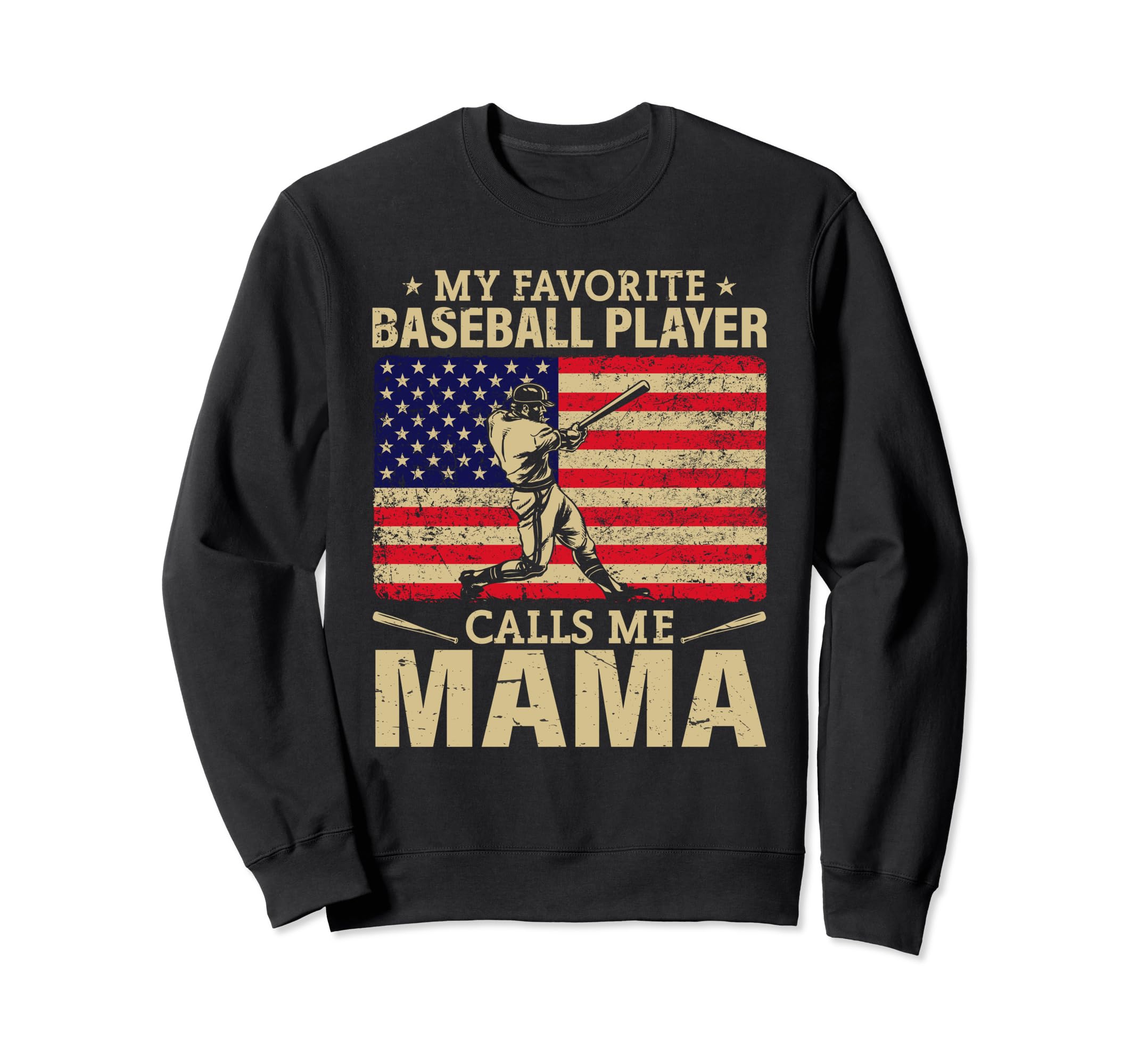 My Favorite Baseball Player Calls Sweatshirt - Minimalist Print Men Women - T-Shirt, Sweatshirt, Hoodie