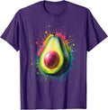 Colorful Watercolor Men Women Avocado - Adult & Kids T-Shirts, Sweatshirts & Hoodies apparel design preview 1