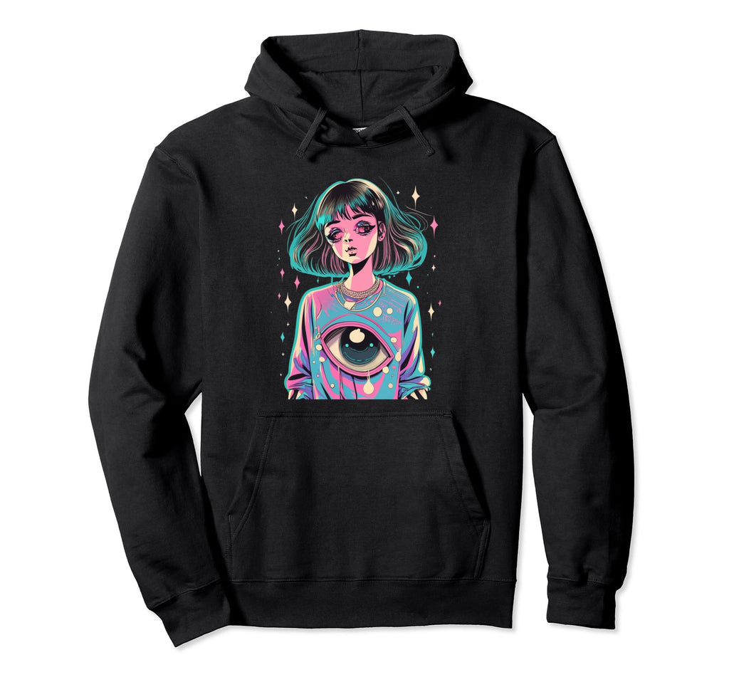 Synthwave Vaporwave Aesthetic Sad Hoodie - Casual Everyday Wear for Adults - T-Shirt, Sweatshirt, Hoodie