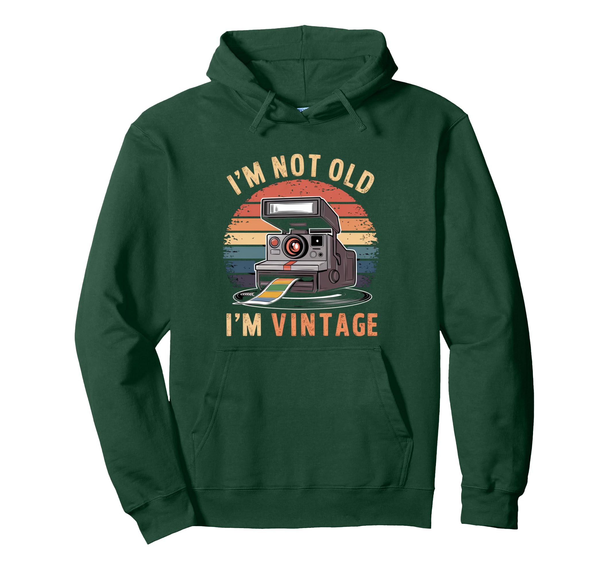 Sarcastic Not Old Im Instant Camera Hoodie - Minimalist Print for Adults - T-Shirt, Sweatshirt, Hoodie