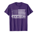 Were Not Going Back Slogan T-Shirt - Minimalist Print for Adults - T-Shirt, Sweatshirt, Hoodie