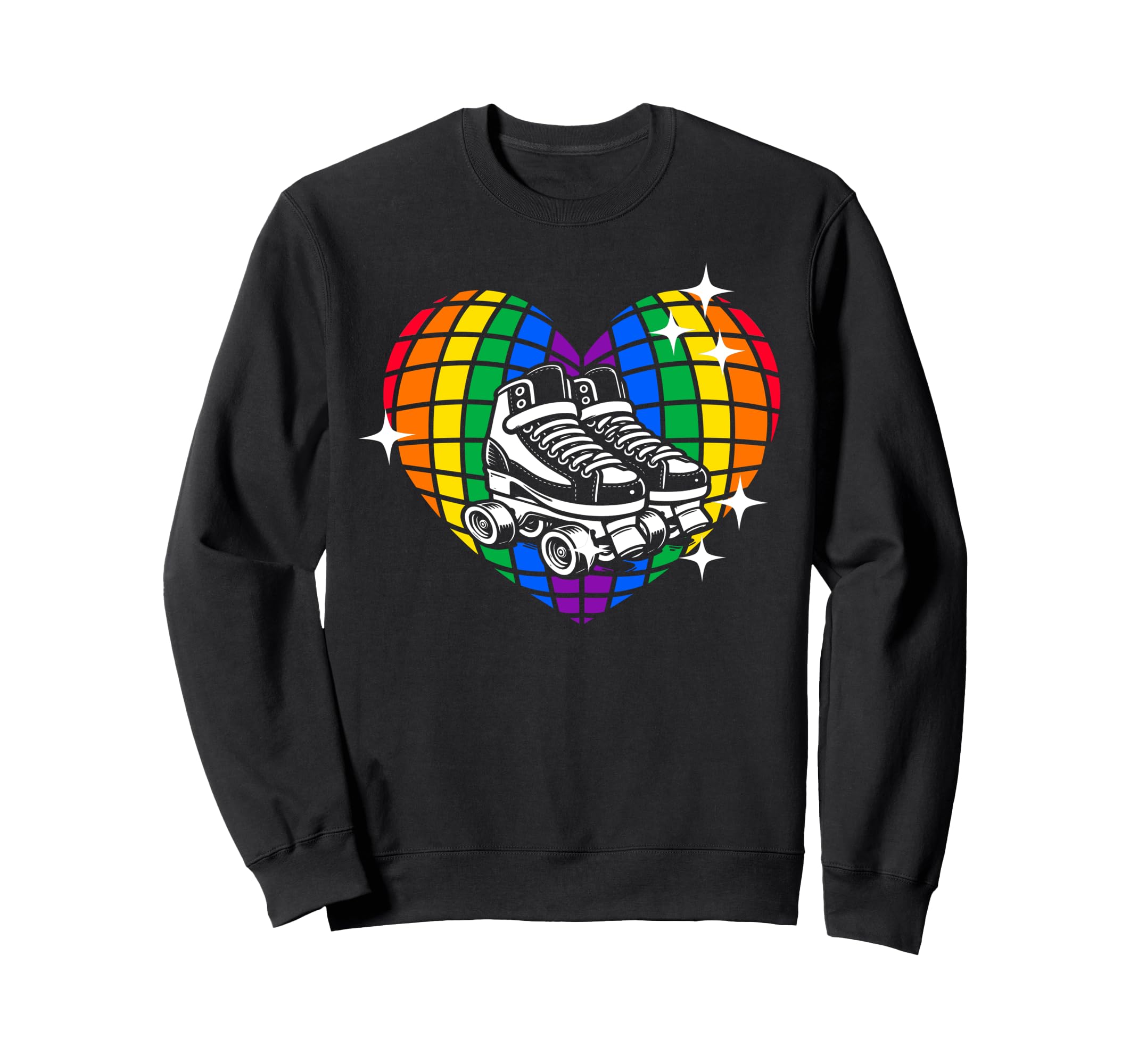 Roller Skating Skate 1970S Disco Sweatshirt - Fun Novelty Design Men Women - T-Shirt, Sweatshirt, Hoodie