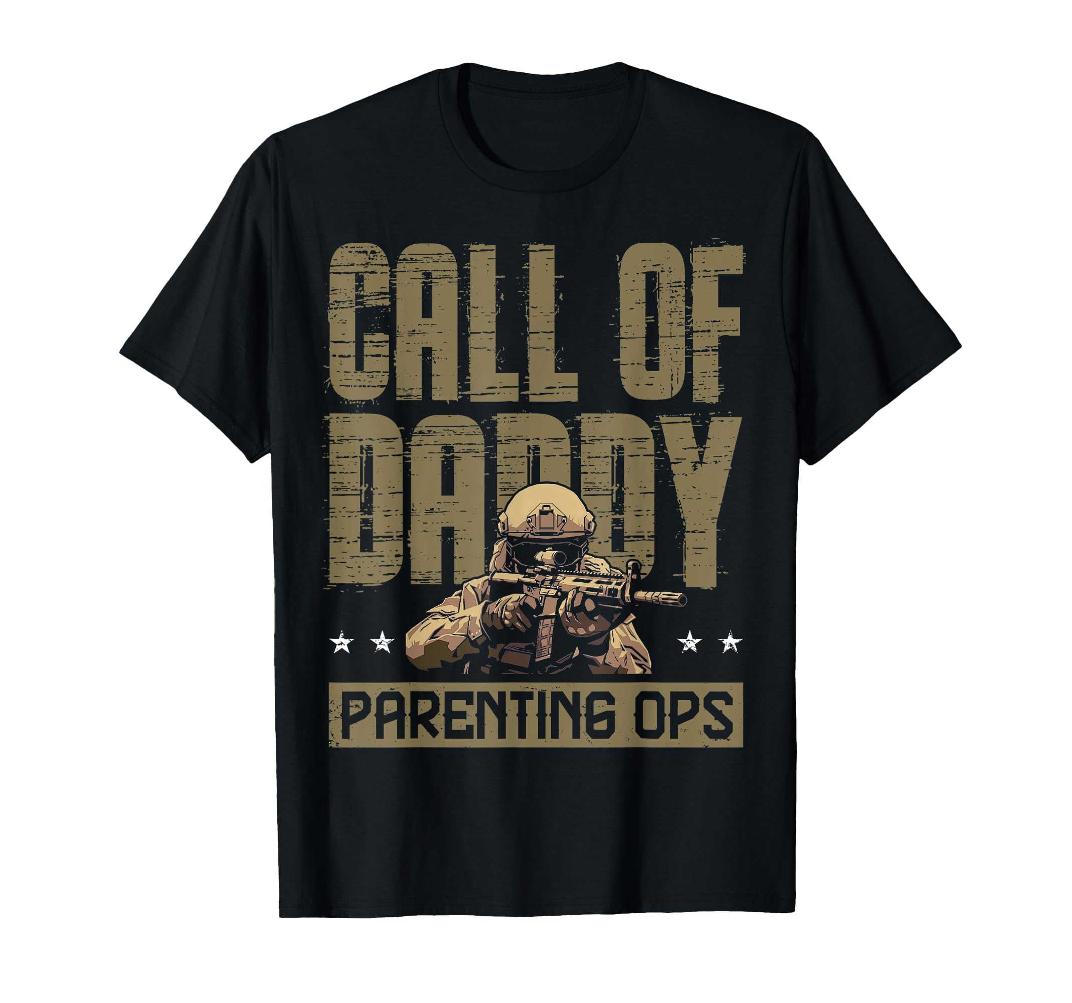 Call Daddy Parenting Ops Gamer Dads Funny T-Shirt - Graphic Print Unisex - T-Shirt, Sweatshirt, Hoodie
