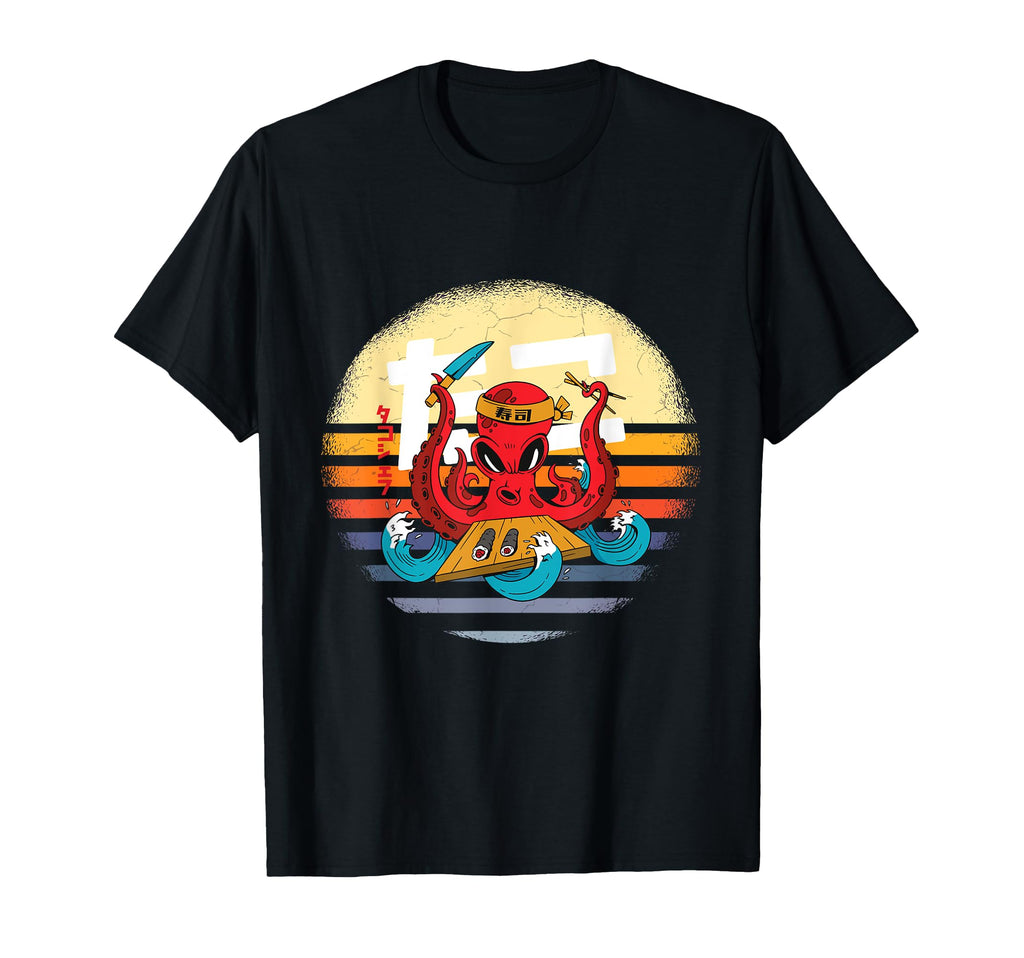 Sushi Kraken Octopus Japanese Food T-Shirt - Trendy Graphic Men Women - T-Shirt, Sweatshirt, Hoodie