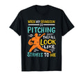 Baseball Grandma Grandpa When My T-Shirt - Custom Art Print Men Women - T-Shirt, Sweatshirt, Hoodie