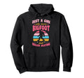 Just Who Loves Bigfoot And Roller Hoodie - Aesthetic Graphic Men Women - T-Shirt, Sweatshirt, Hoodie