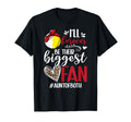 Their Biggest Fan Aunt Both Baseball T-Shirt - Novelty Apparel Unisex - T-Shirt, Sweatshirt, Hoodie