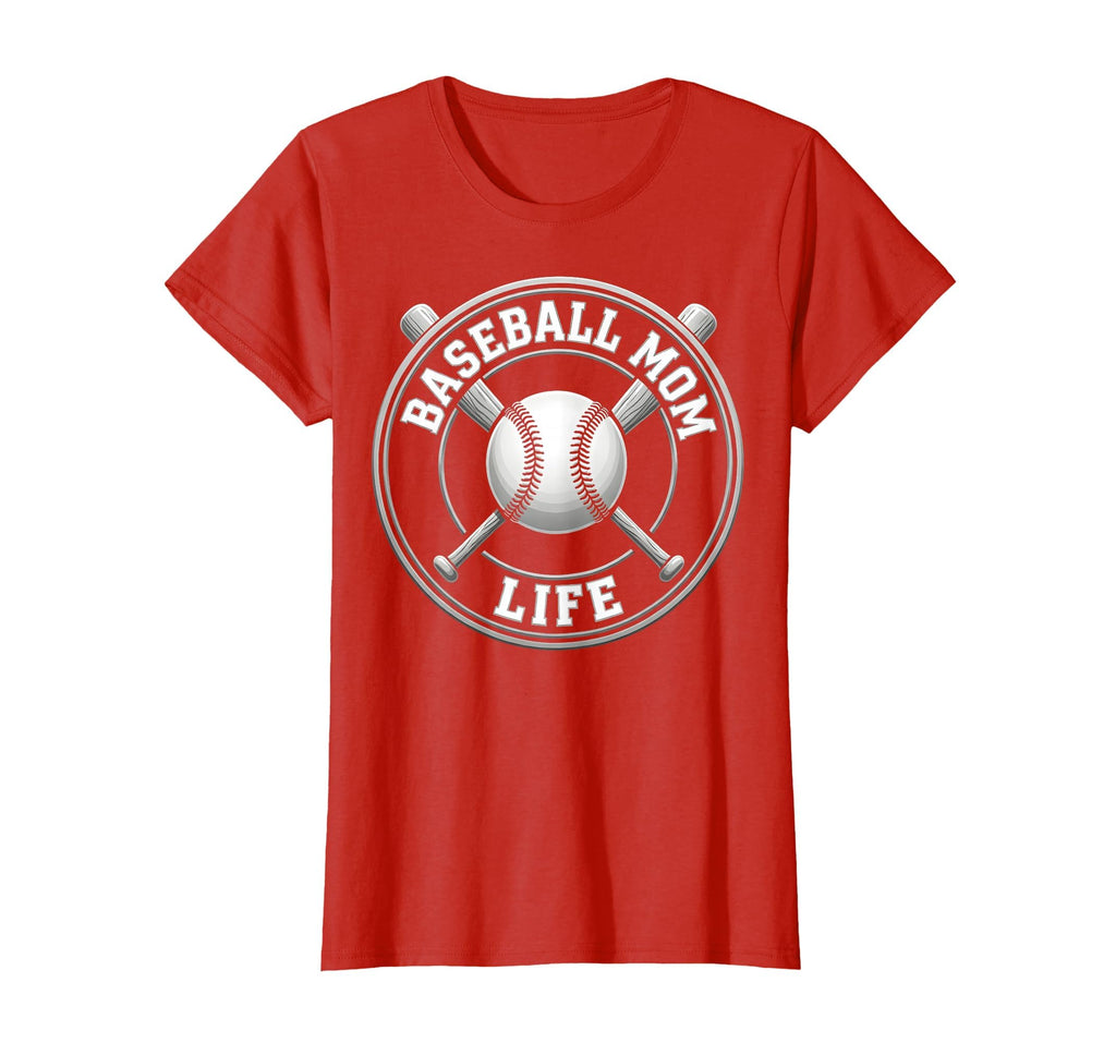 Baseball Mom Life T-Shirt - Trendy Graphic Men Women - T-Shirt, Sweatshirt, Hoodie