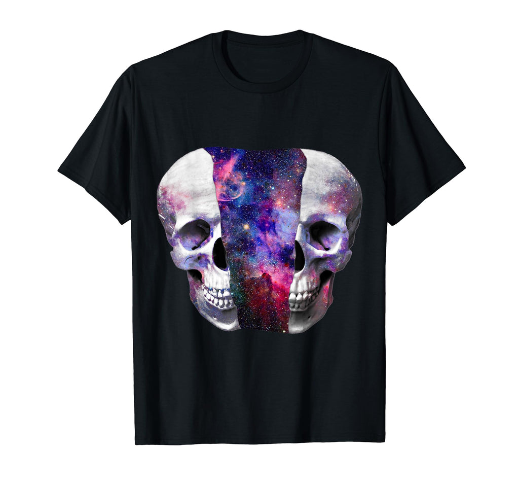 Skull Cosmic Universe Inside Outer T-Shirt - Aesthetic Graphic for Adults - T-Shirt, Sweatshirt, Hoodie