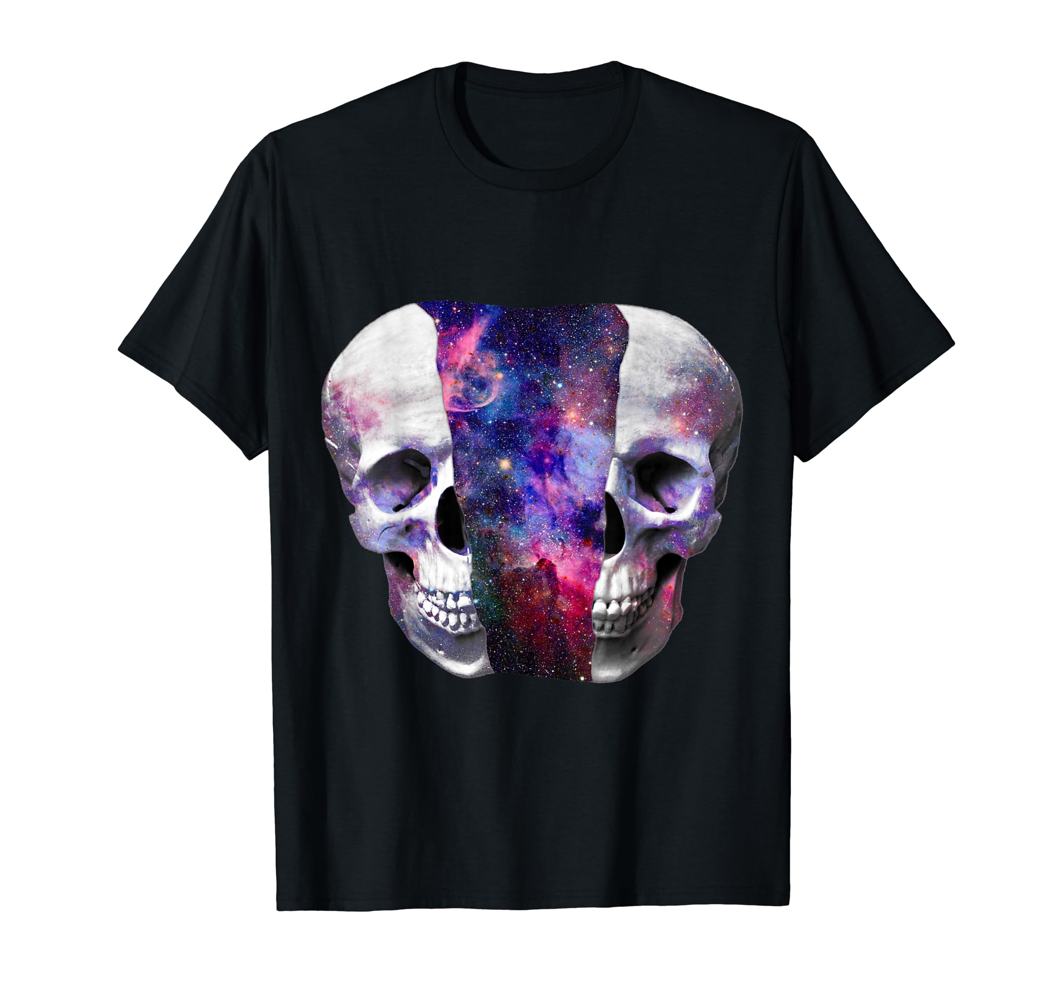 Skull Cosmic Universe Inside Outer T-Shirt - Aesthetic Graphic for Adults - T-Shirt, Sweatshirt, Hoodie