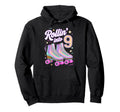 Rollin Into 9 Roller Skating 9Th Birthday Hoodie - Unique Graphic Unisex - T-Shirt, Sweatshirt, Hoodie