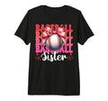 Baseball Sister Baseball Coquette T-Shirt - Casual Everyday Wear Unisex - T-Shirt, Sweatshirt, Hoodie
