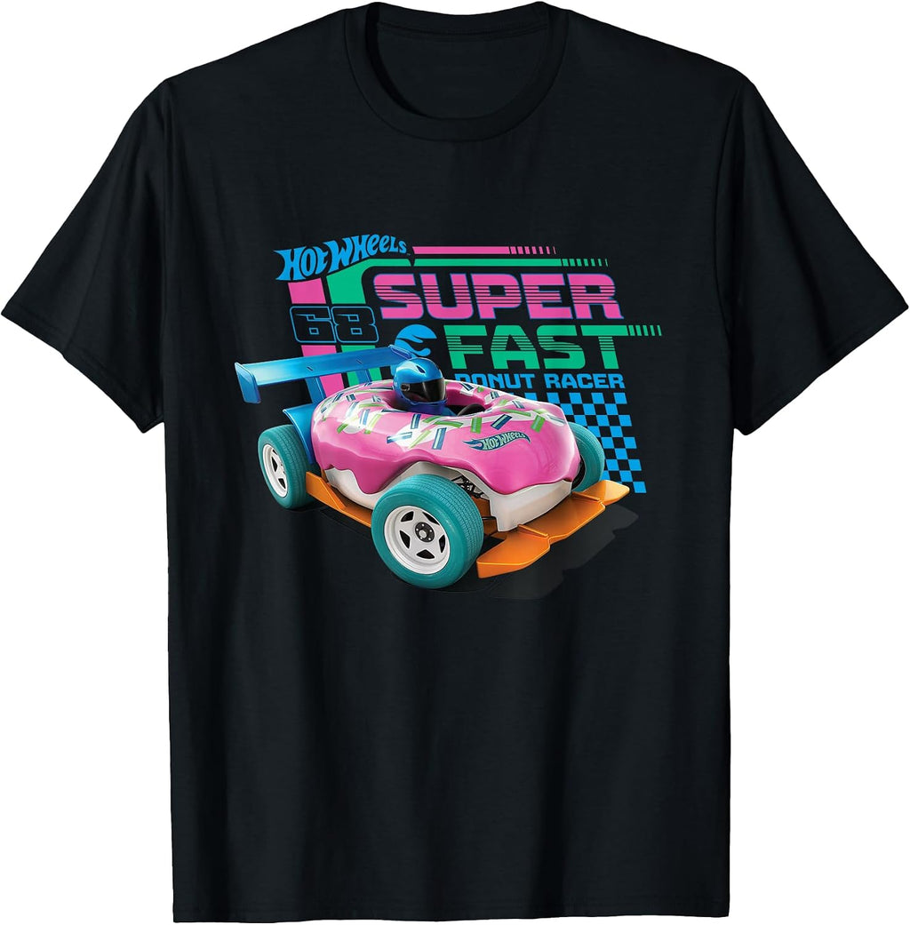 Hot Wheels Donut Racer - Adult & Kids T-Shirts, Sweatshirts & Hoodies apparel design preview 1
