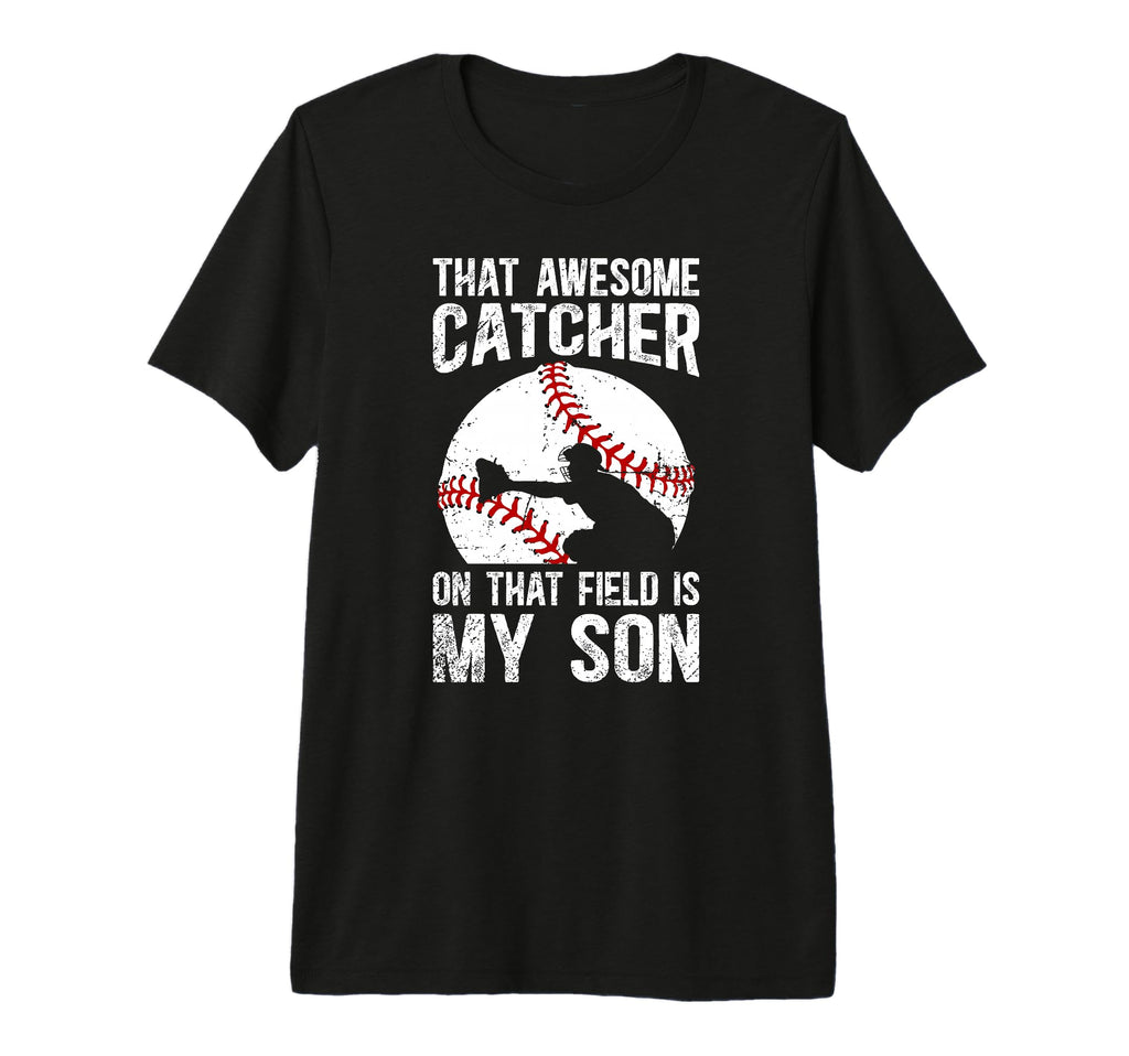 Baseball Catcher Mom Proud Baseball T-Shirt - Streetwear Style Men Women - T-Shirt, Sweatshirt, Hoodie