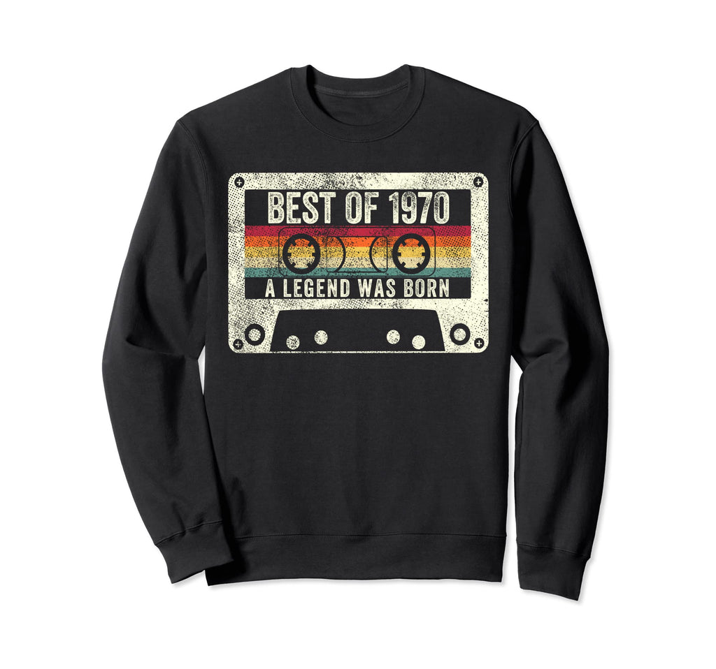 Best 1970 52Nd Birthday Gift 52 Years Sweatshirt - Minimalist Print Unisex - T-Shirt, Sweatshirt, Hoodie