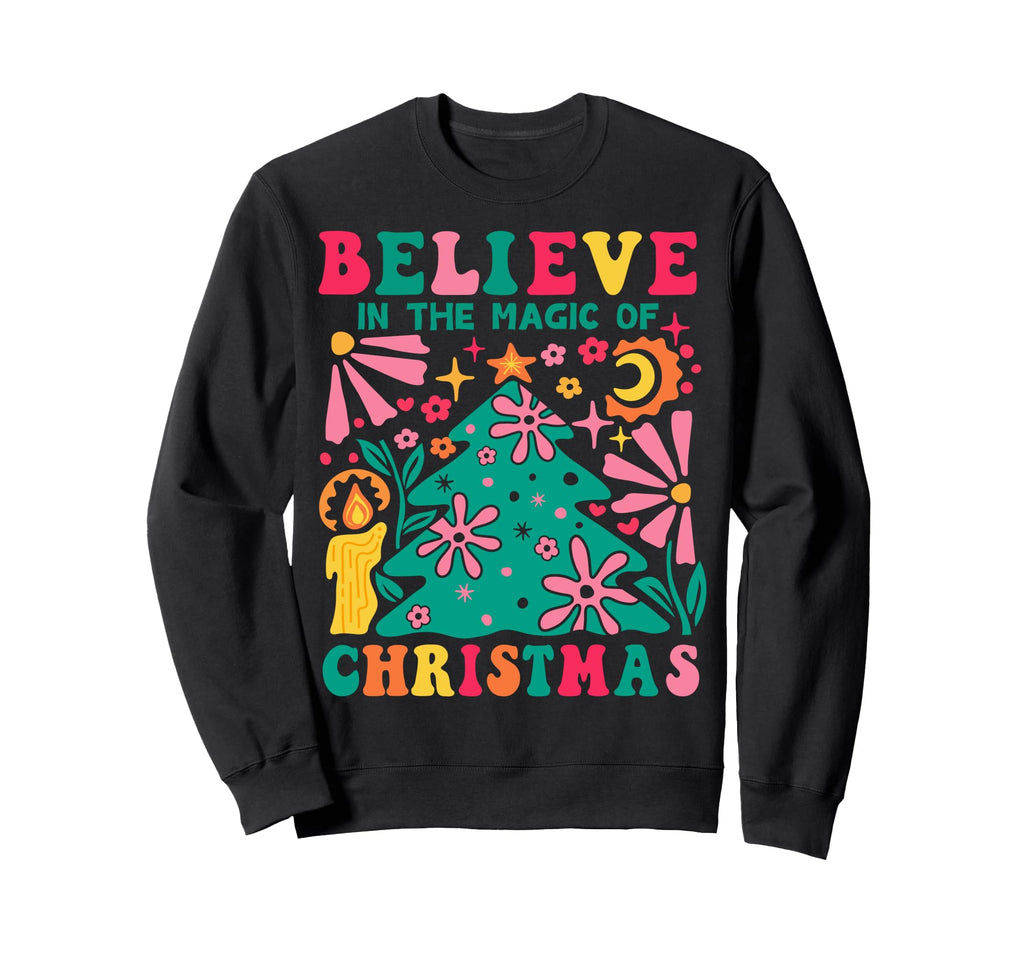 Boho Tree Magic Hippie Candle Sweatshirt - Custom Art Print for Adults - T-Shirt, Sweatshirt, Hoodie