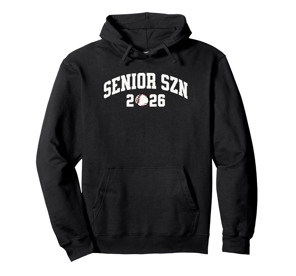 Baseball Senior 2026 Hoodie - Trendy Graphic for Adults - T-Shirt, Sweatshirt, Hoodie