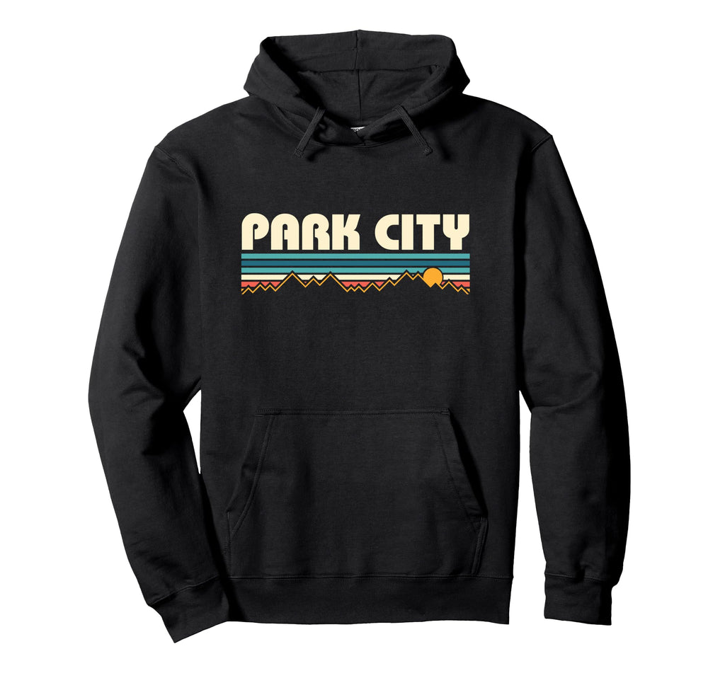 Park City Utah Mountain Sunset Hoodie - Aesthetic Graphic Men Women - T-Shirt, Sweatshirt, Hoodie