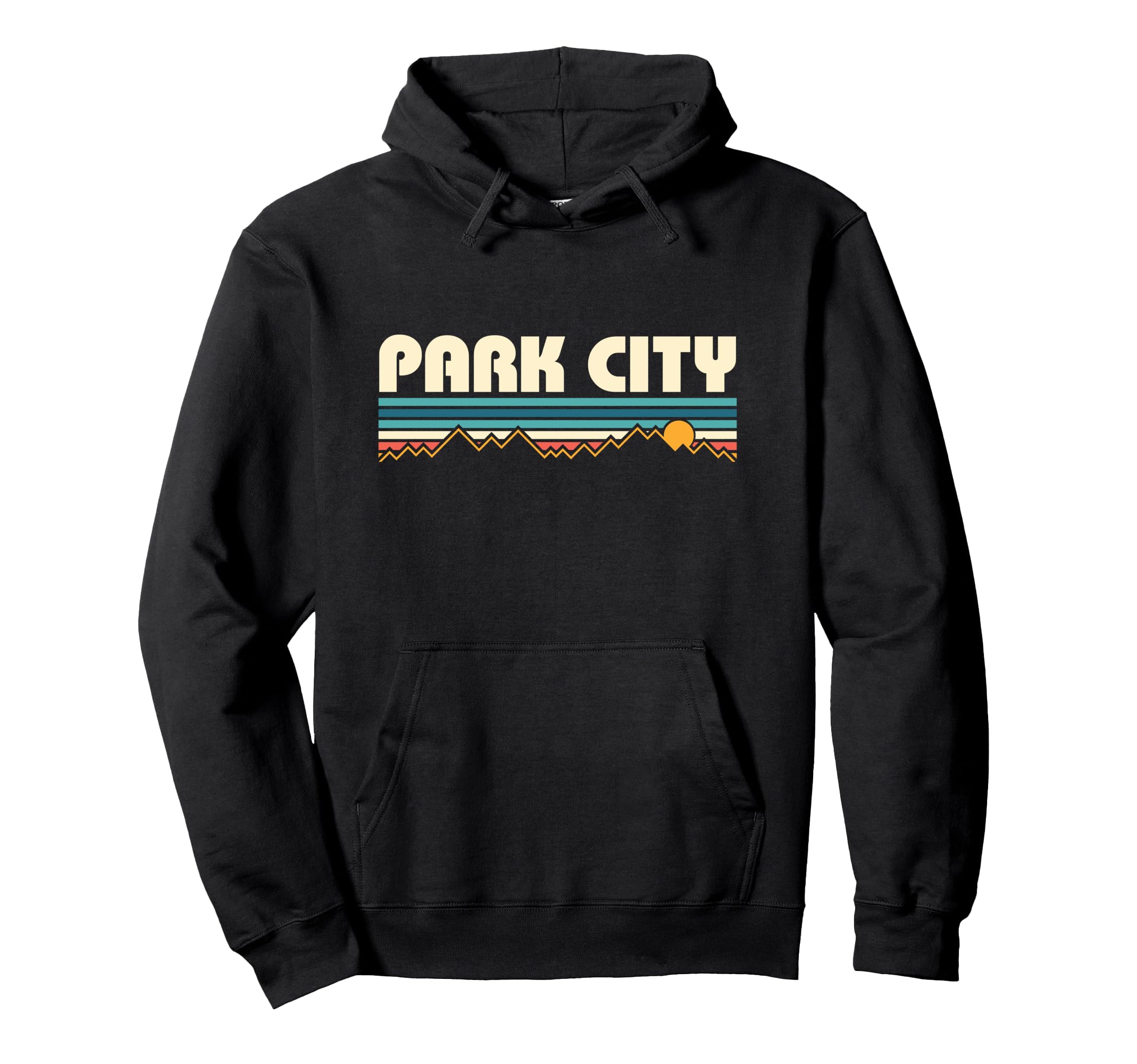 Park City Utah Mountain Sunset Hoodie - Aesthetic Graphic Men Women - T-Shirt, Sweatshirt, Hoodie