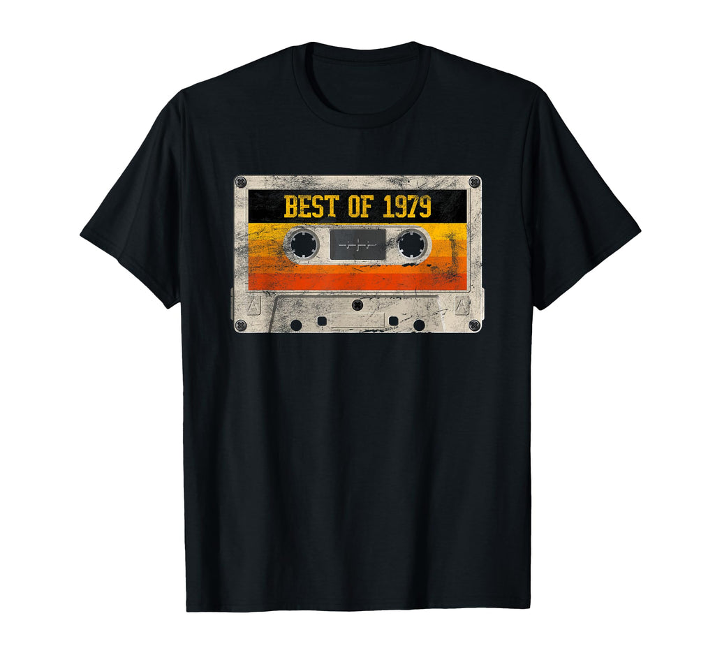 Best 1979 42Nd Birthday Gifts Cassette T-Shirt - Minimalist Print Unisex - T-Shirt, Sweatshirt, Hoodie