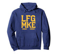 Lfg Mke Milwaukee Baseball Hoodie - Minimalist Print Men Women - T-Shirt, Sweatshirt, Hoodie