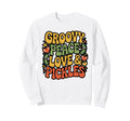 Peace Love Pickles Boho Sweatshirt - Minimalist Print Men Women - T-Shirt, Sweatshirt, Hoodie