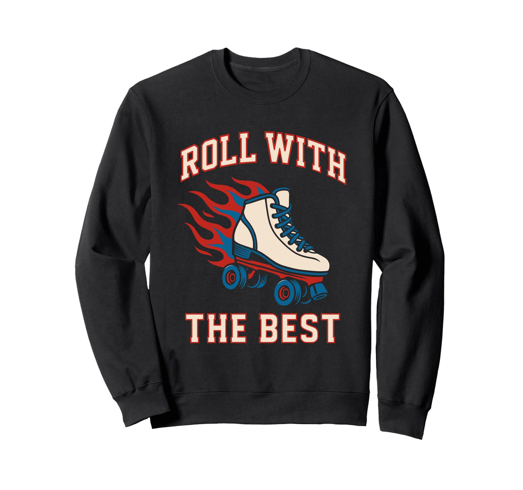 Roller Rink Crew Skate Disco Vibes Sweatshirt - Novelty Apparel Men Women - T-Shirt, Sweatshirt, Hoodie