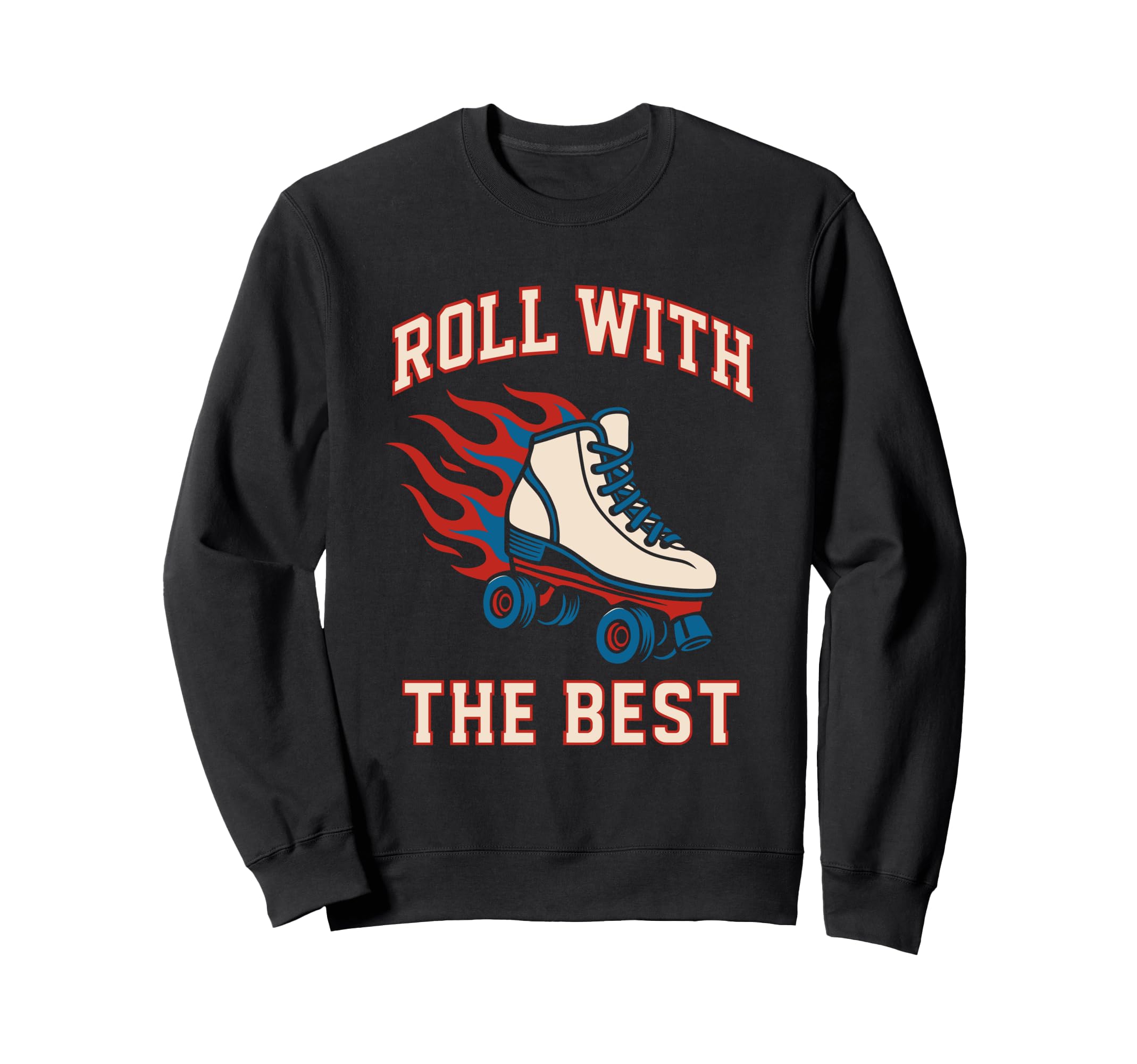 Roller Rink Crew Skate Disco Vibes Sweatshirt - Novelty Apparel Men Women - T-Shirt, Sweatshirt, Hoodie