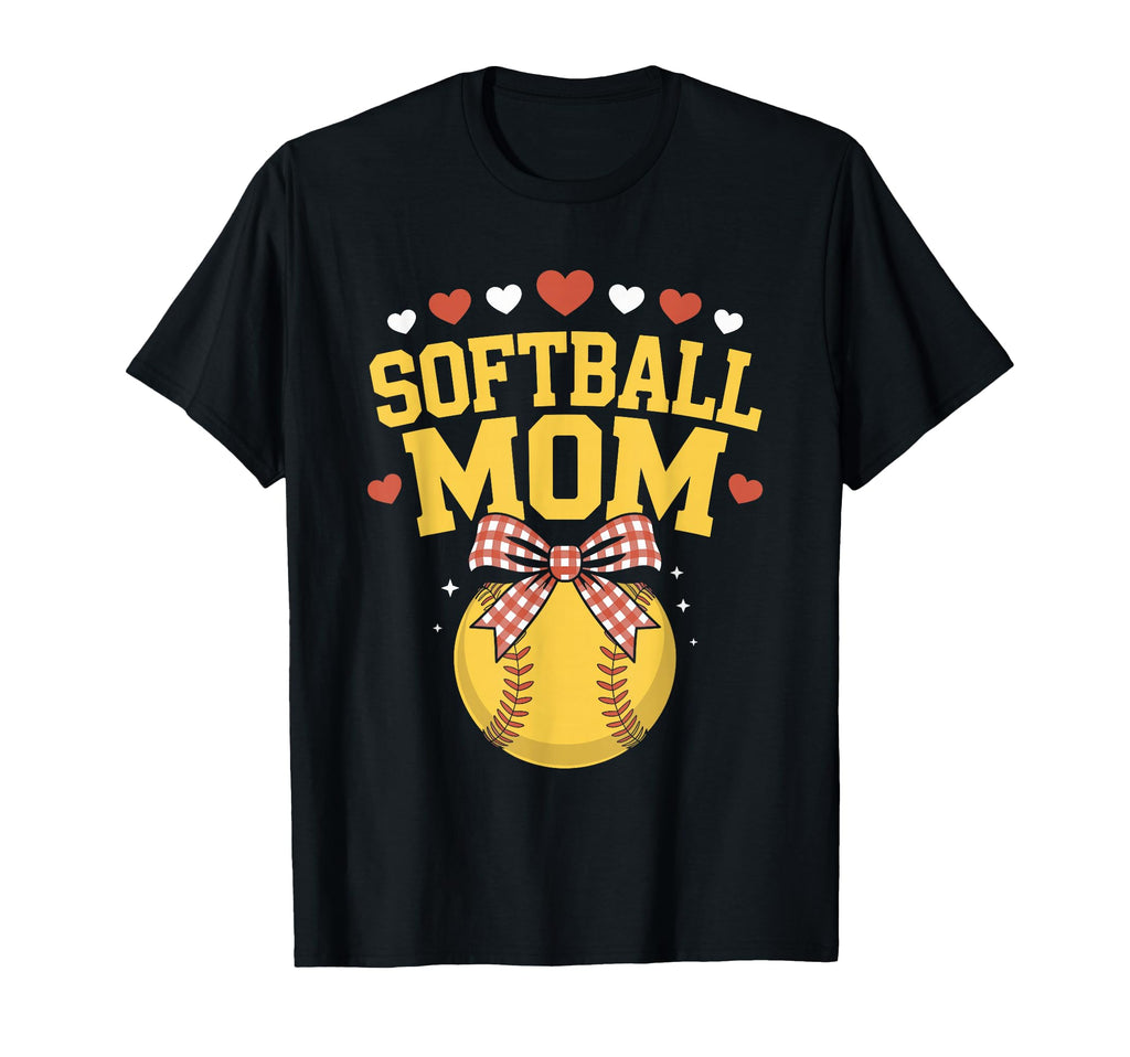 Softball Mom Baseball Game Mother T-Shirt - Casual Everyday Wear Unisex - T-Shirt, Sweatshirt, Hoodie