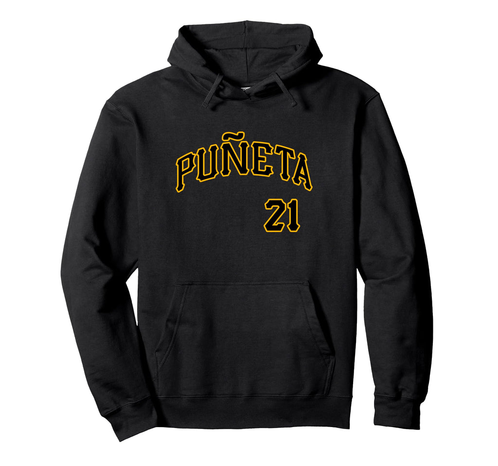 Puneta 21 Puerto Rico 21 Boricua Baseball Hoodie - Novelty Apparel Unisex - T-Shirt, Sweatshirt, Hoodie