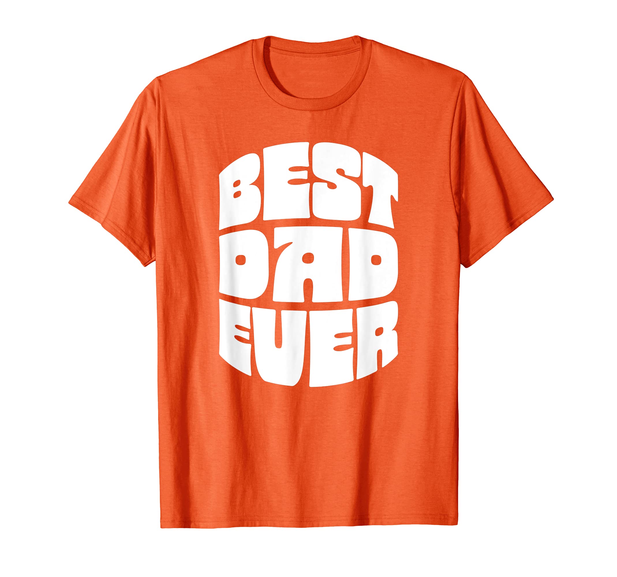 Best Dad Ever Seventies Typography Old T-Shirt - Graphic Print Unisex - T-Shirt, Sweatshirt, Hoodie