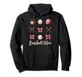Baseball Mom Funny Coquette Bow Hoodie - Streetwear Style Men Women - T-Shirt, Sweatshirt, Hoodie