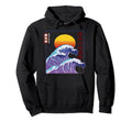 Kanagawa Large Wave Great Wave Japanese Hoodie - Graphic Print Men Women - T-Shirt, Sweatshirt, Hoodie