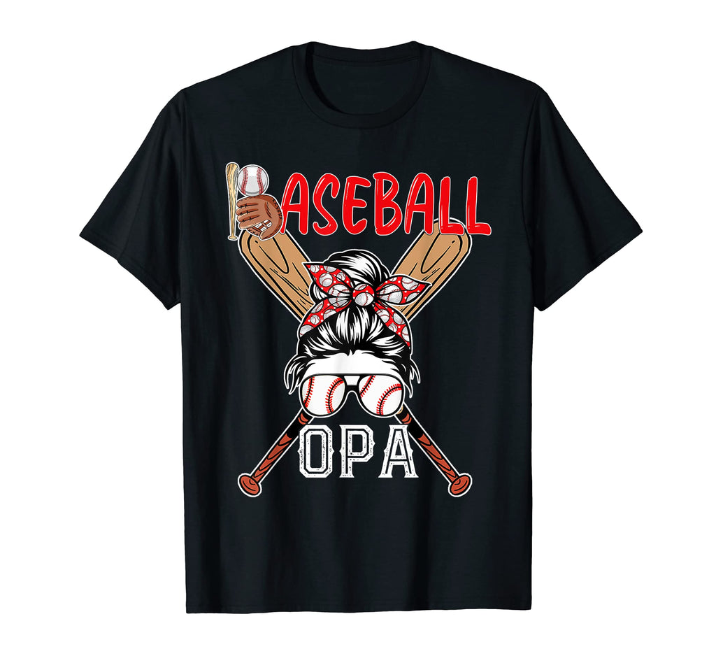 Baseball Opa Baseball Family Ing Fathers Day T-Shirt - Graphic Print Unisex - T-Shirt, Sweatshirt, Hoodie