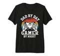 Dad Day Gamer Night Game Dads Tri T-Shirt - Novelty Apparel for Adults - T-Shirt, Sweatshirt, Hoodie