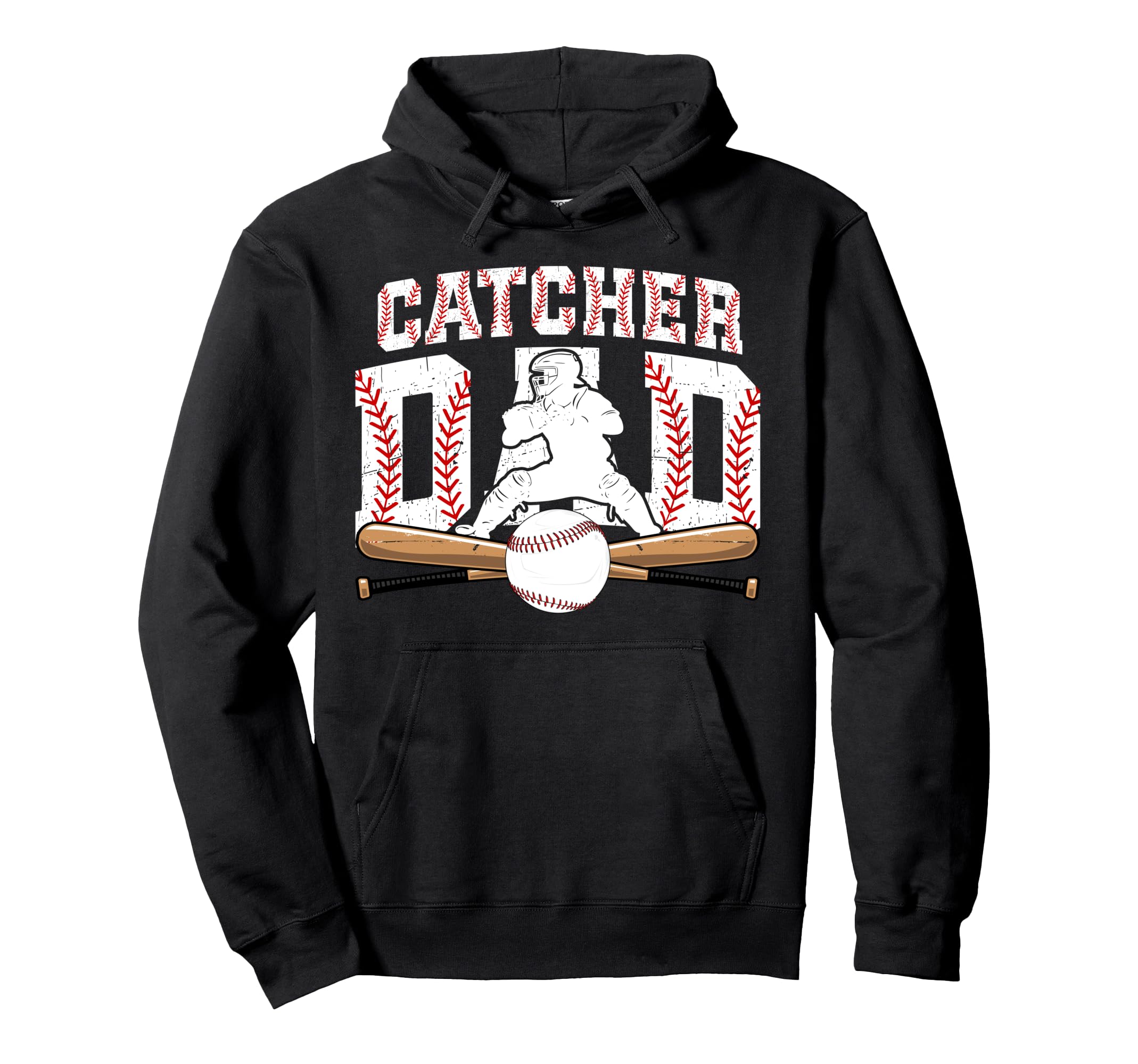Baseball Catcher Dad Baseball Catcher Hoodie - Streetwear Style Unisex - T-Shirt, Sweatshirt, Hoodie