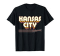Kansas City Missouri Stripes T-Shirt - Unique Graphic Men Women - T-Shirt, Sweatshirt, Hoodie