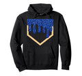Baseball Ice Cream Drip Dad Home Plate Hoodie - Novelty Apparel for Adults - T-Shirt, Sweatshirt, Hoodie