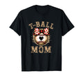 T Ball Mom Ball Bow Baseball Teen T-Shirt - Streetwear Style Men Women - T-Shirt, Sweatshirt, Hoodie