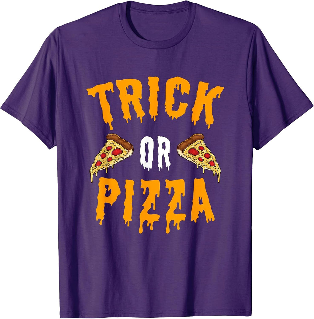 Trick Or Pizza Funny Halloween Apparel Co. - Adult & Kids T-Shirts, Sweatshirts & Hoodies apparel design preview 1